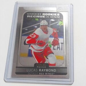 Lucas Raymond Marquee Rookies Card OPC Platinum 2021/22